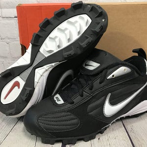 Nike Women’s Keystone Low Molded Softball Cleats Size 4.5 Black/White New W/Box