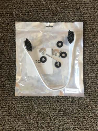 White Used Unisex POC Helmet slalom chin bar