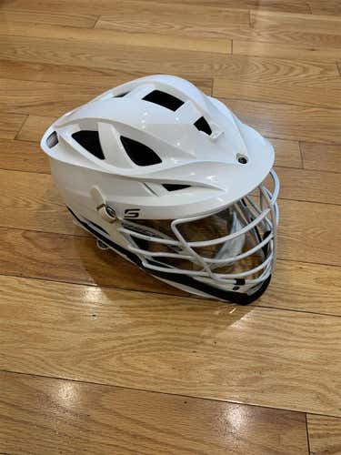 used. all white cascade S helmet. great condition