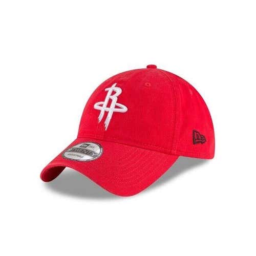 Houston Rockets R New Era 9TWENTY NBA Adjustable Strapback Dad Cap Hat Red 920