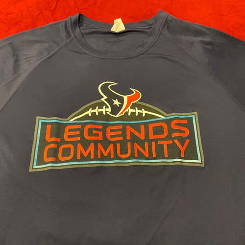 Houston Texans “Legends Community” Team Issued Blue Adult XL T-Shirt