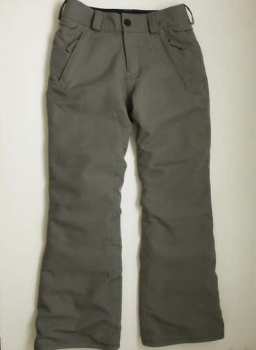 BOYS GIRLS M (10) Volcom Freakin Snow Chino 15K Taupe Ski Snowboard Pants Youth