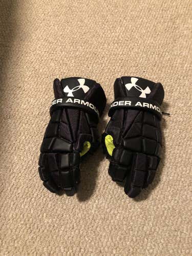Black Under Armour Elevate 12" Lacrosse Gloves
