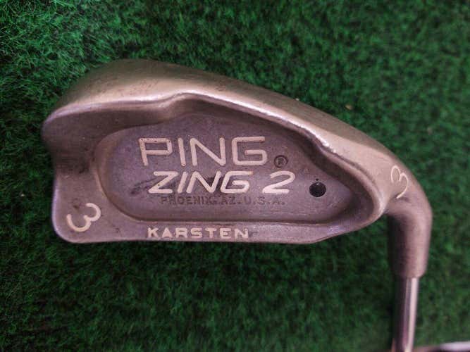 Ping Zing 2 Black Dot Individual 3 Iron JZ Steel Shaft Stiff Flex