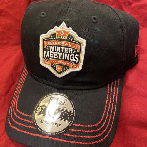 Las Vegas 2018 MLB / MiLB Baseball Winter Meetings Black Adult New Era Hat