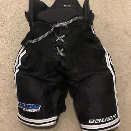 Black Junior XL Bauer Nexus 8000 Team Hockey Pants