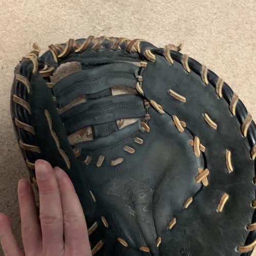 Black High School/College First Base 13" Baseball Glove