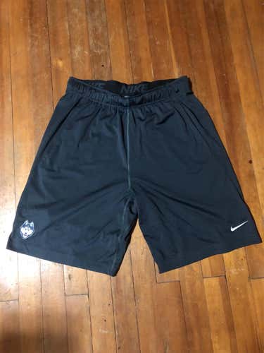 Gray UCONN Huskies Nike Work Out Shorts