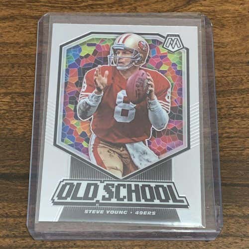 Steve Young San Francisco 49ers NFL Football Mosaic Old School Card #OS5