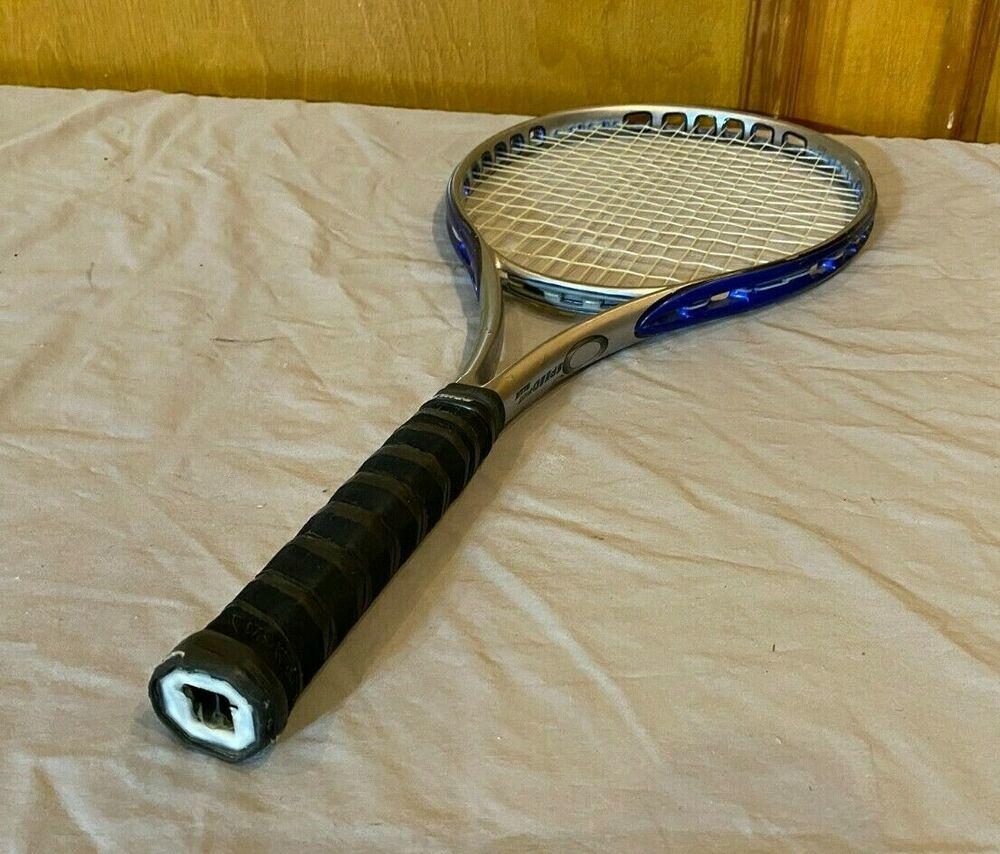 Prince O3 SpeedPort Blue 110 head 4 3/8 grip Tennis Racquet 