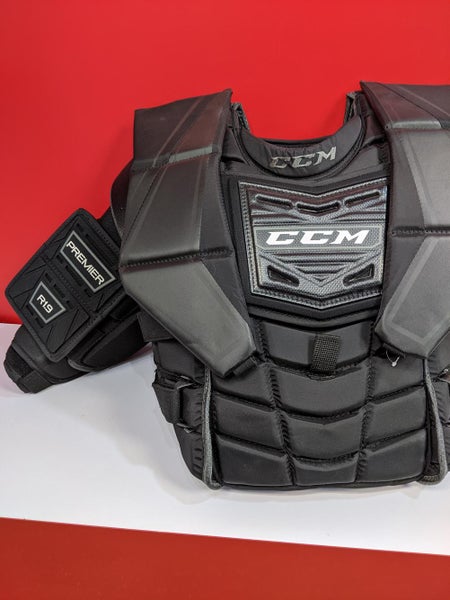 New Intermediate Small CCM Premier R1.9 LE Goalie Chest and Arm Protector Goalie Chest Protector