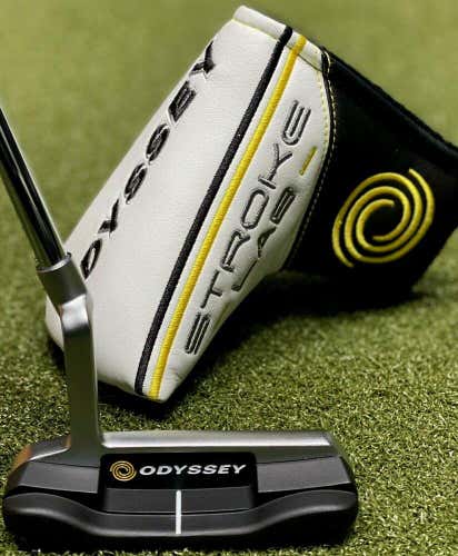 Odyssey Stroke Lab #1 One Blade Putter 35" Pistol Grip + Headcover NEW #79199