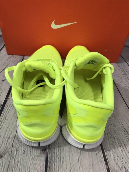 Inspección sangre híbrido Nike Women's Free 5.0+ Running Shoes Athletic Neon Yellow Size 9 New With  Box | SidelineSwap