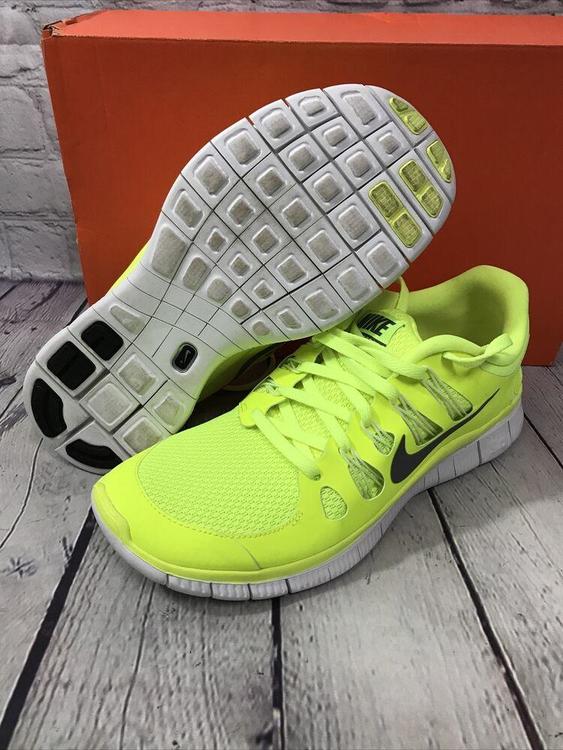 Running Shoes Athletic Neon Yellow Size 