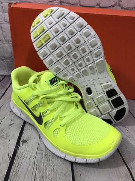 Nike Women's Free 5.0+ Running Shoes Athletic Yellow Size 9 New With |
