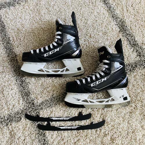 CCM 80K RIBCOR SKATES w/ NEW BLACKSTEEL- PRO STOCK