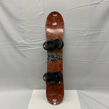 Used 140cm Unisex Burton Punch Snowboard All Mountain With Bindings