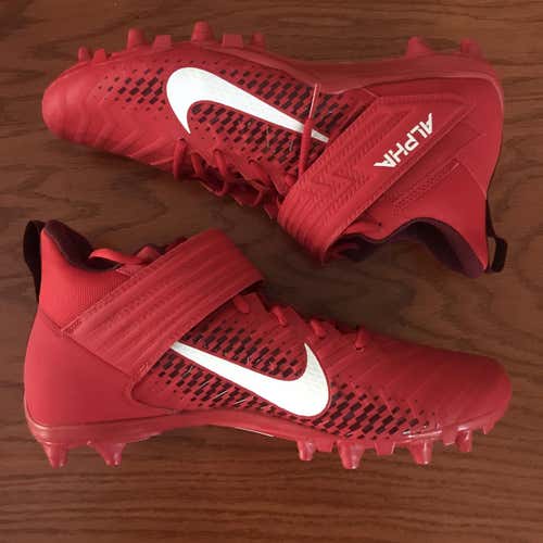 New Nike Size 12 Alpha Menace Pro Cleats