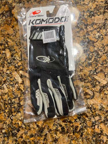 Black New Youth Large Other Lizard Skins Komodo Batting Gloves
