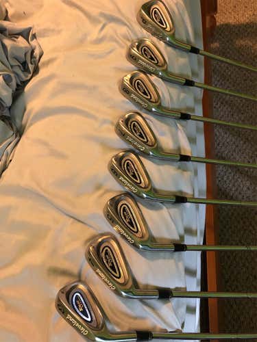 Men's Left Hand Cleveland TA4 Regular Flex Iron Set