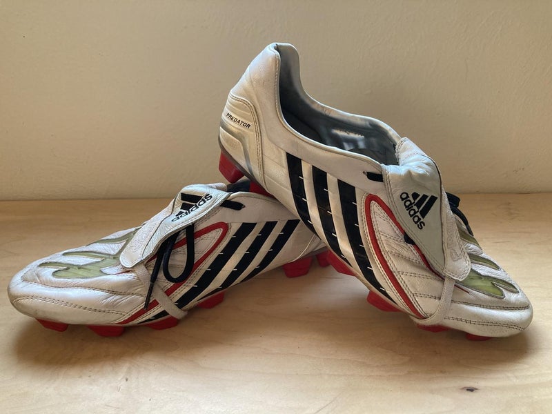 Adidas Predator TRX Cleats White Used - Men's Size 12