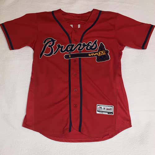Red Adult Small / Medium Majestic Jersey