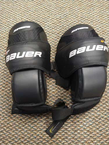 Used Bauer goalie knee pads