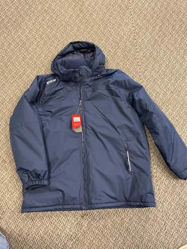 CCM Senior XXL Heavyweight Winter navy Jacket