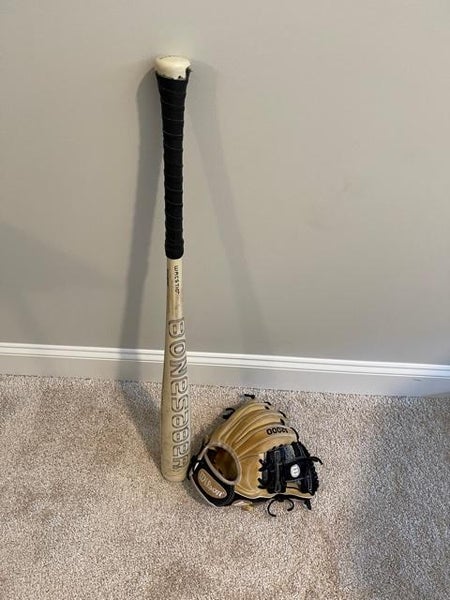 Warstic Bonesaber BBCOR (-3) 30/33 - AND - Wilson A2000 Infielders glove