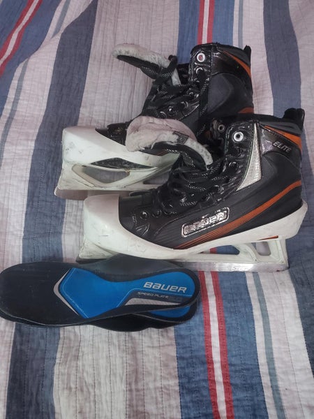 Used Senior Bauer Elite Hockey Goalie Skate Size 11