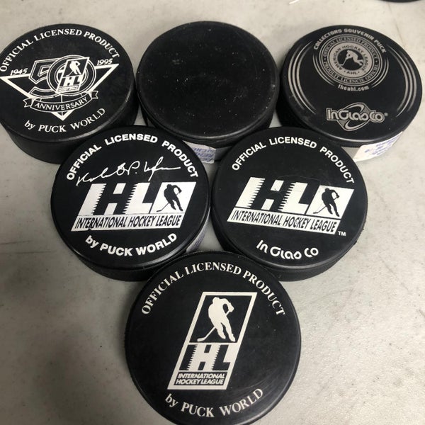 New IHL, AHL & WCHL Pucks