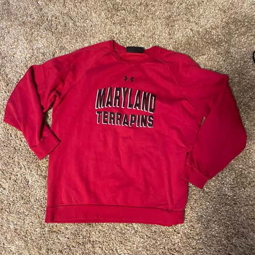 Red Used Unisex Adult XXL Under Armour Sweatshirt
