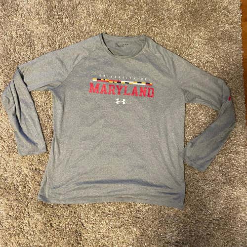 Maryland Gray  Men's Adult XL Under Armour Shirt