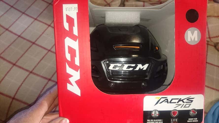 Black Medium Tacks 710 Helmet