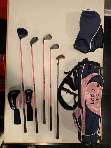 Junior Right Handed Girls Flex 5 Pieces Clubs (Full Set)