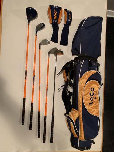 Junior Right Handed US Kids Tour Series 60” Regular Flex 5 Pieces Clubs (Full Set)