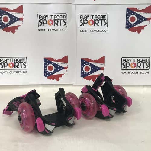 Used NEON ROLLER SKATE ATTACHMENT Child Rec Fitness Skates Pink Adjustable 11706-S000240127