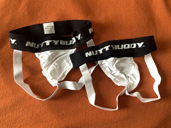 2 Men's Large NuttyBuddy Jockstraps NWOT Jock Cup Holder