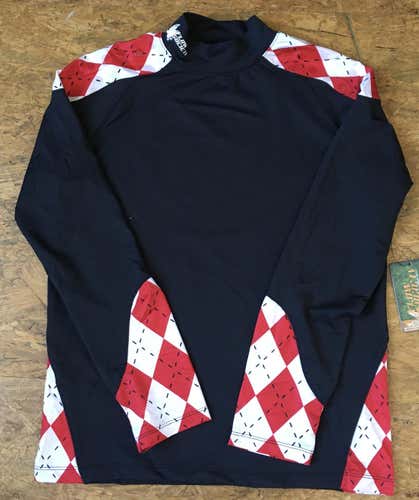 New Flow Society Lacrosse Youth X-Large Mock Compression Long Sleeve