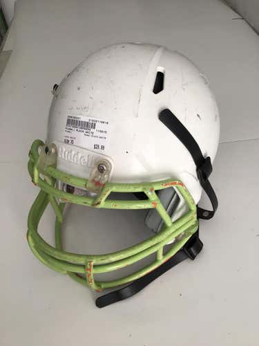 Used Riddell Plain White Xs Football Helmets