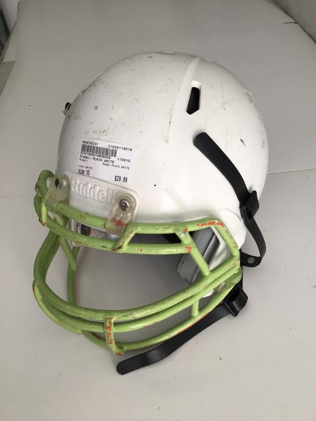 Used Riddell Plain White Xs Football Helmets