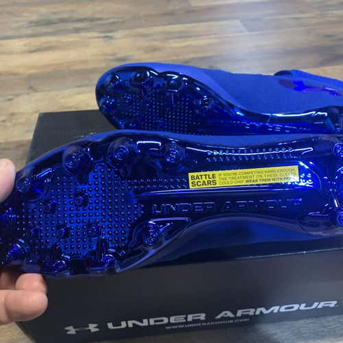 Blue Men's Molded Cleats Low Cut