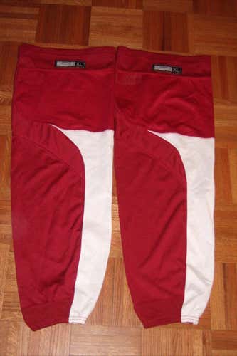 PHOENIX COYOTES worn red practice socks with vertical white stripe on back Reebok size XL 2009-2012