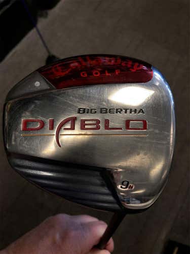 Men's Right Handed Big Bertha Diablo Stiff Flex 9 Loft Driver