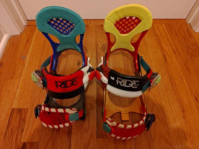 Used Medium Ride EX Series Snowboard Bindings