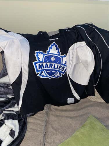 Black Adult Goalie Cut Reebok Pro Stock Jersey
