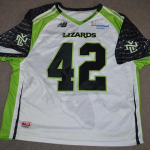 Mark Matthews New York Lizards MLL Lacrosse Game Worn Used Jersey PHOTOMATCHED