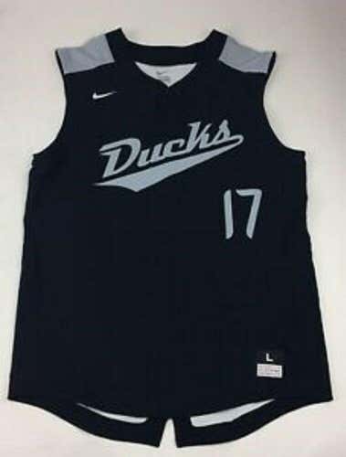 NWT Nike VAPOR Elite Sleeveless Oregon Ducks Baseball Jersey Sz. L Free Shipping