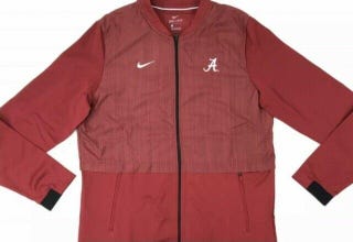 NWT Nike Dri Fit Alabama Crimson Tide Authentic Full Zip Sideline Jacket Sz. L