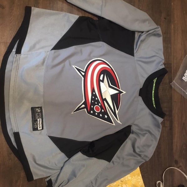 Gray Adult Size 58 Reebok Pro Stock Jersey Columbus